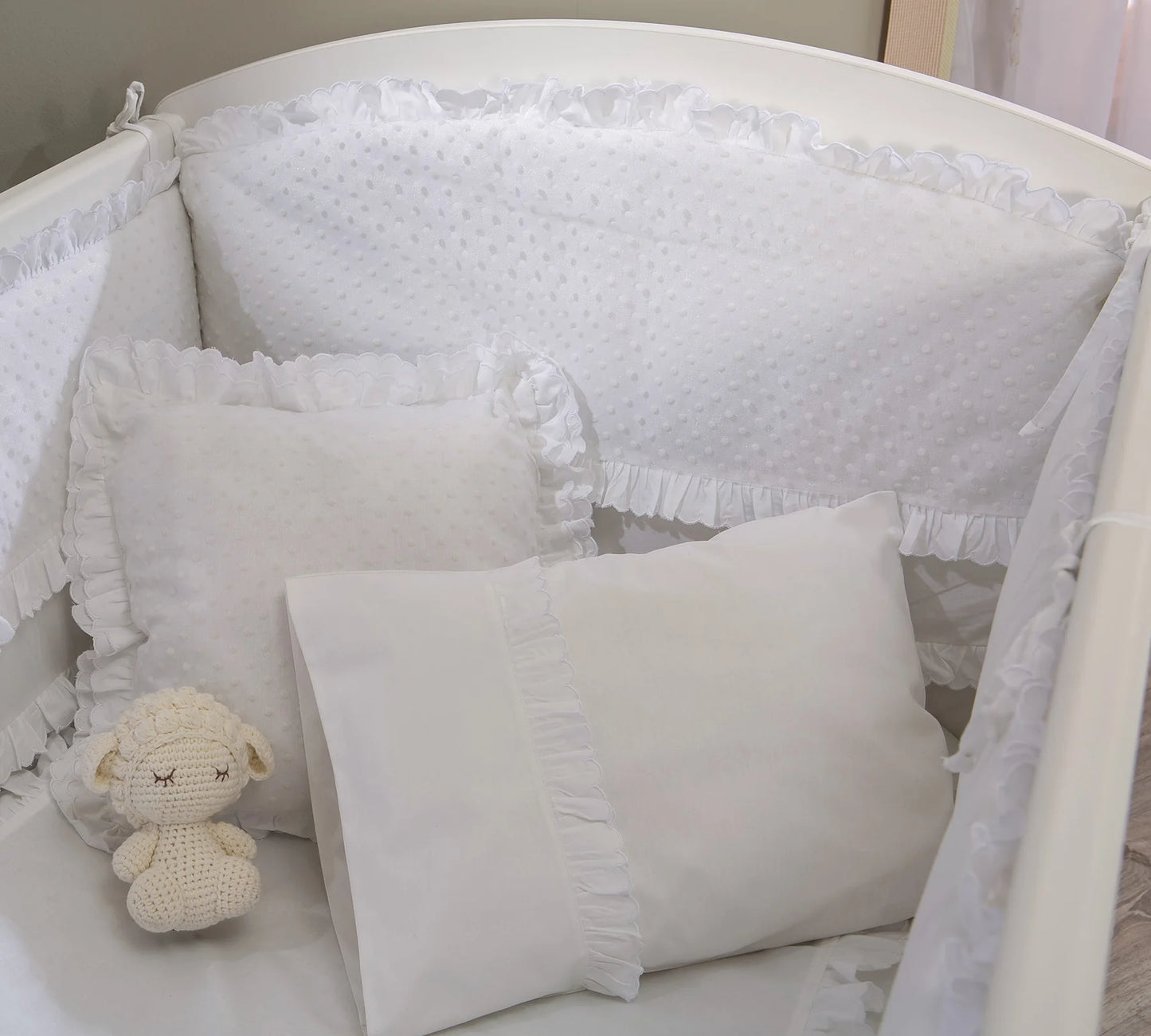 Люлееща кошара White (70/130см)