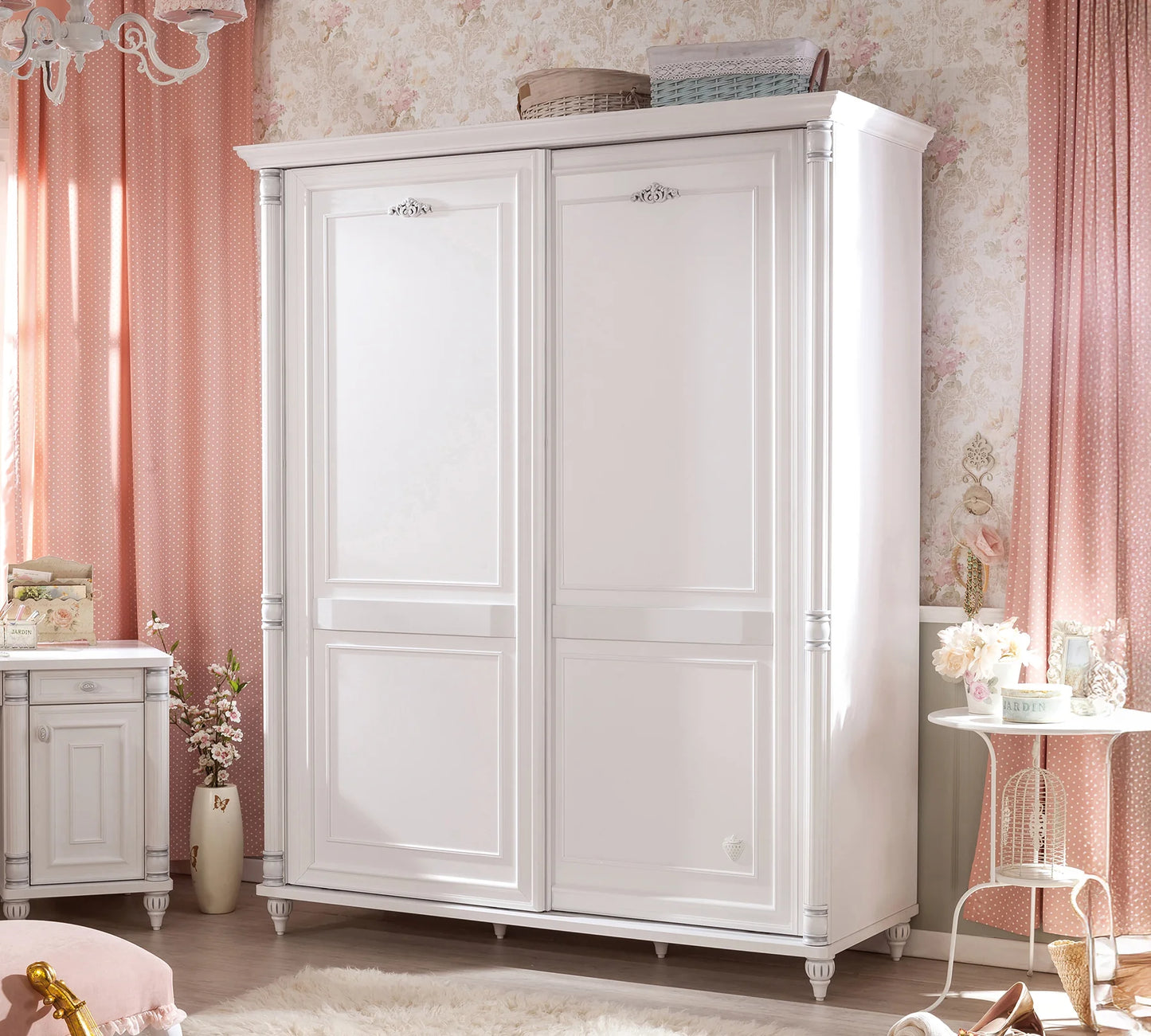 Детски гардероб с плъзгащи врати Romantic