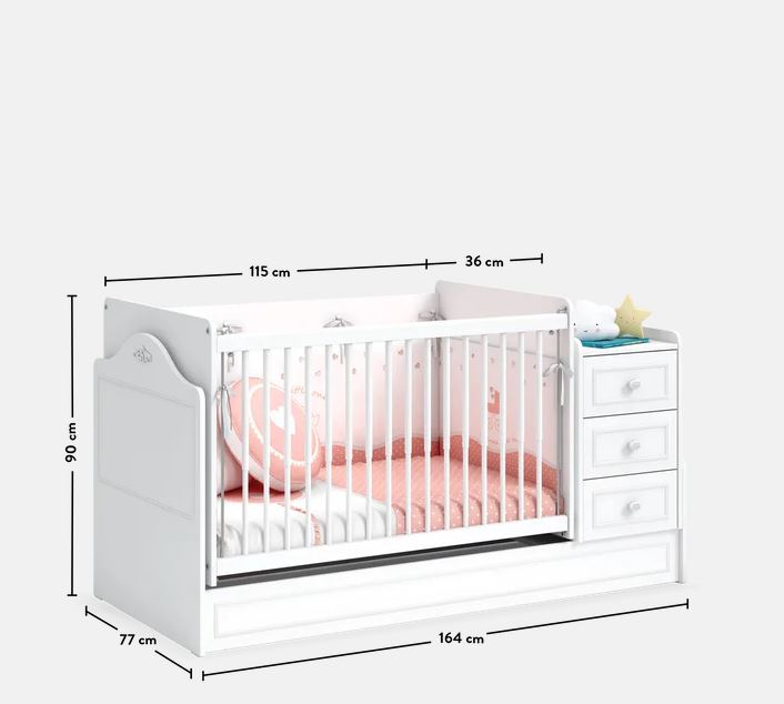 Трансформираща кошара Romantic Baby