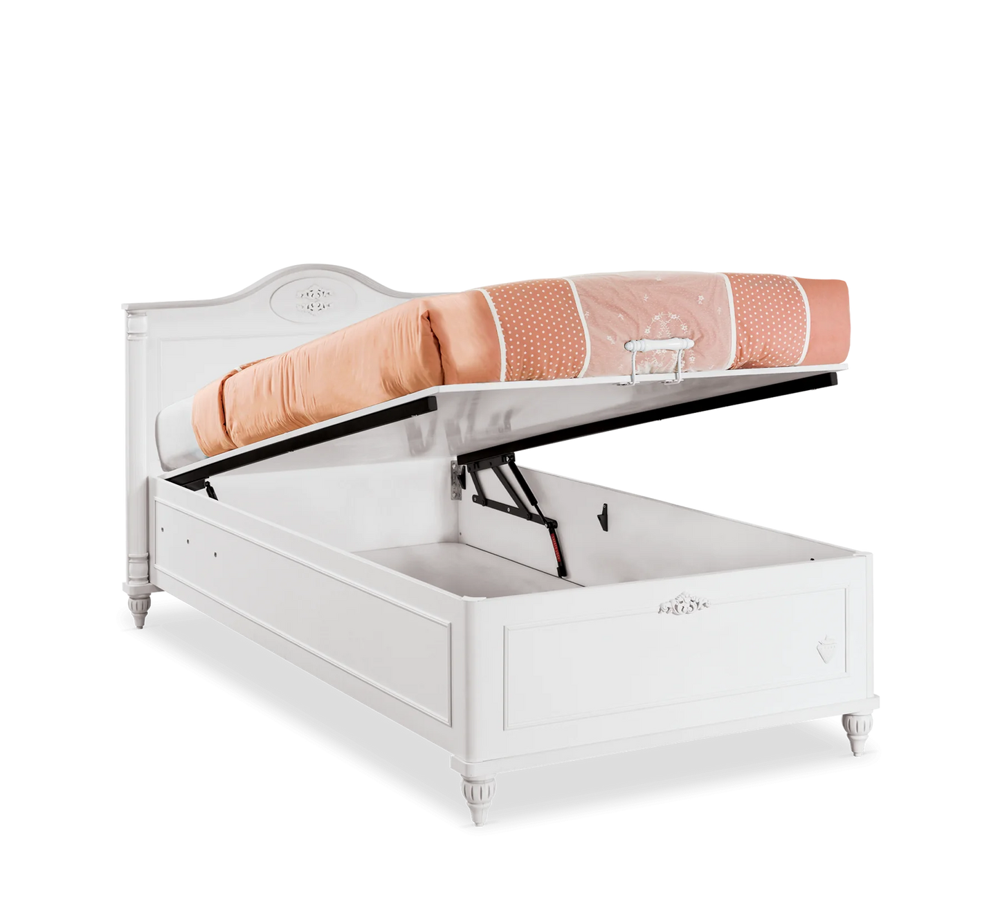 Детско легло с повдигащ механизъм Romantic (100x200 см)