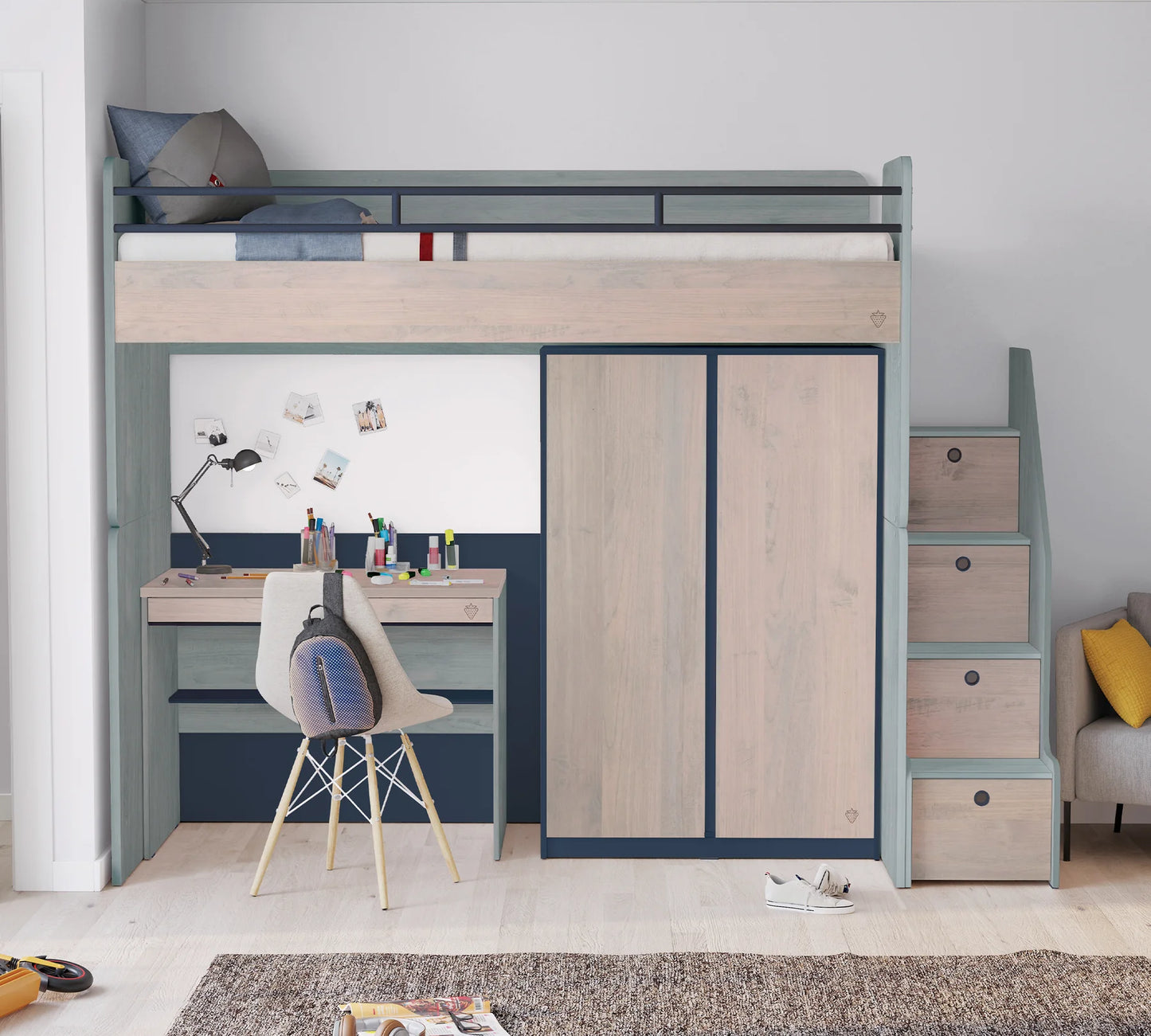 Стълби с чекмеджета Studio Trio