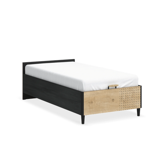 Легло с база без табла Black (120/200см)