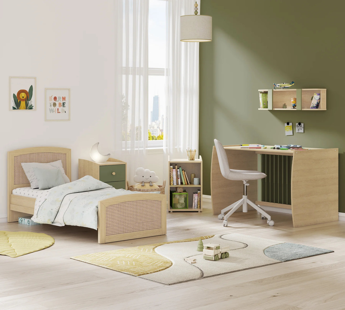 Трансформираща кошара Baby Loof (70x115-70x160cm)