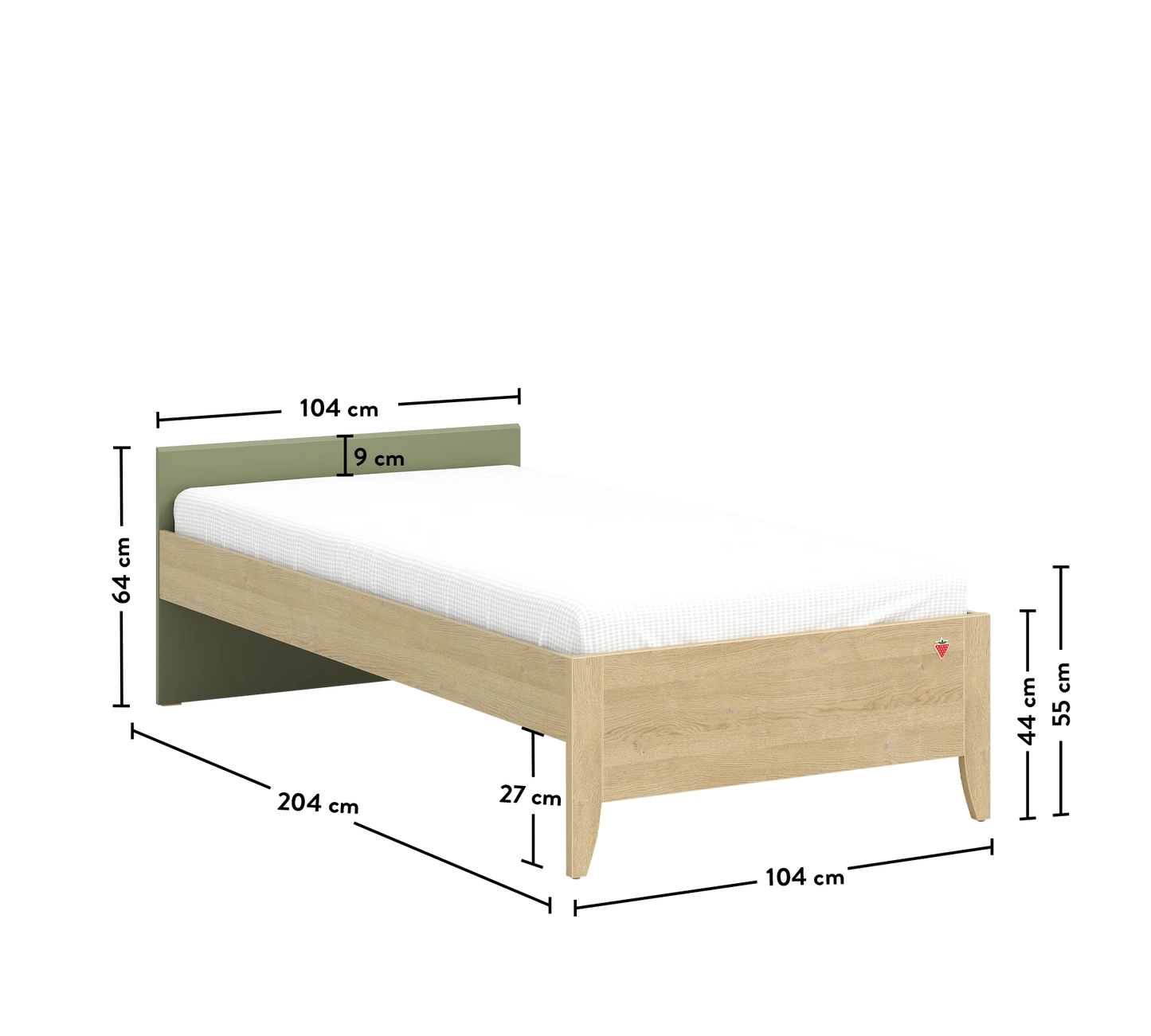 Младежко легло Loof 100x200см