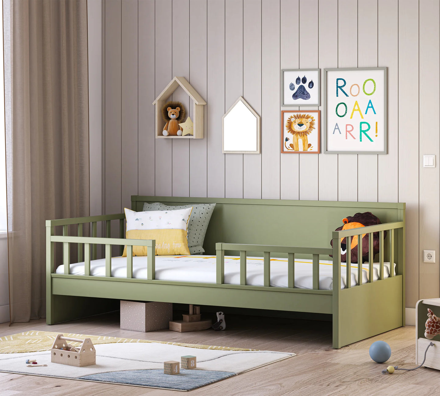 Дневно легло (100/200см) - Зелено