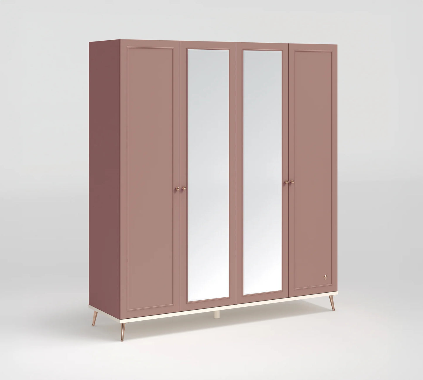 Четирикрилен гардероб Elegance