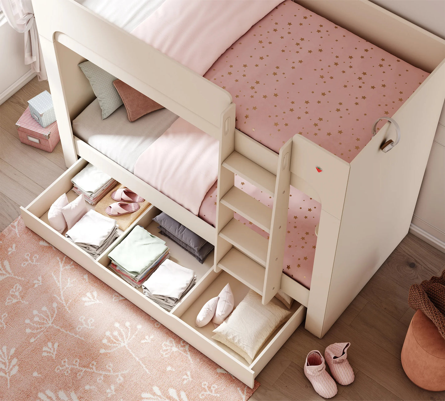 Двуетажно легло Varia (90x200см)