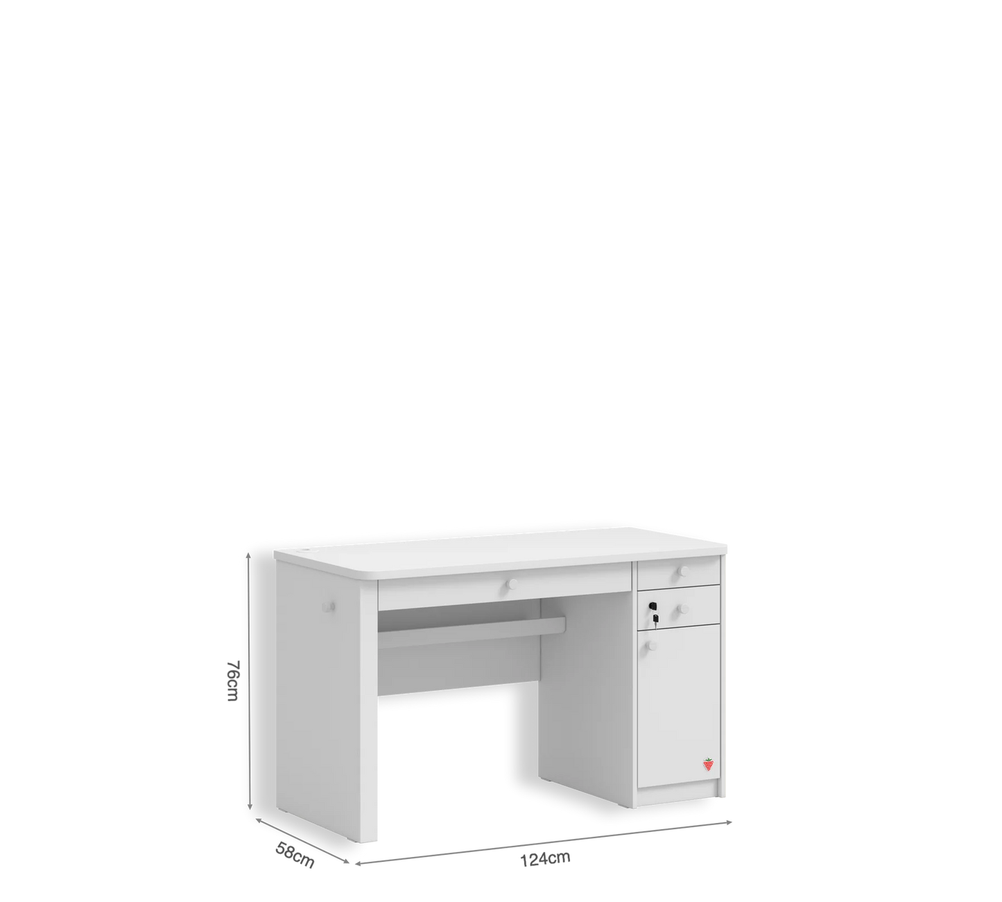 Голямо бюро Varia White