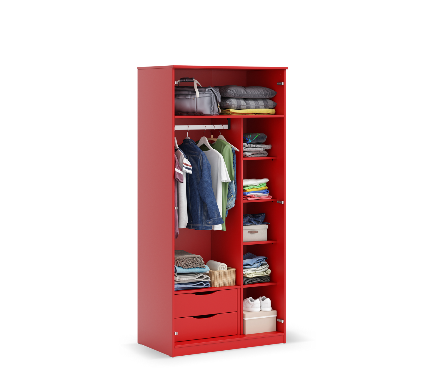 Двукрилен гардероб Locker Red