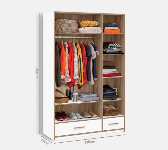 Трикрилен гардероб Modera New