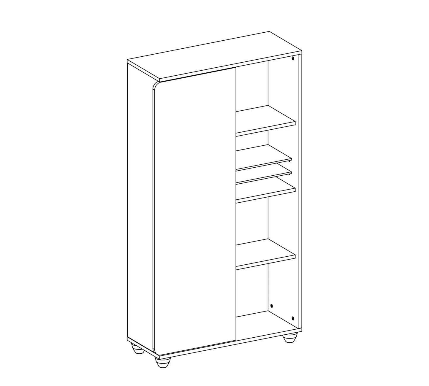 Етажерка Black