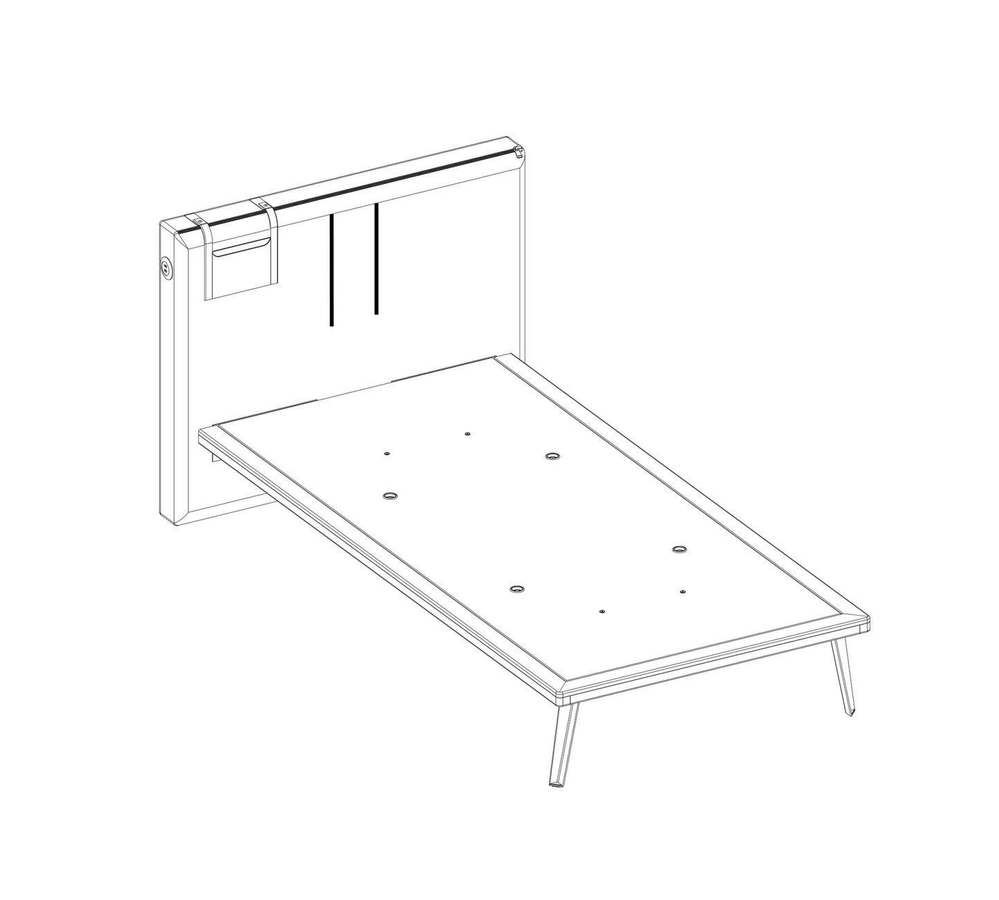 Легло Dark Metal (120/200см)