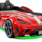 Детско легло-кола GTE (червено) (100/190см)