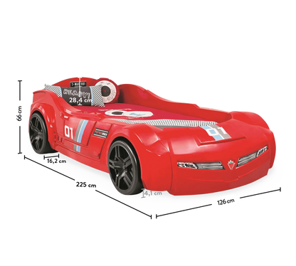 Детско легло-кола Turbo Max Carbed (90x195 см)