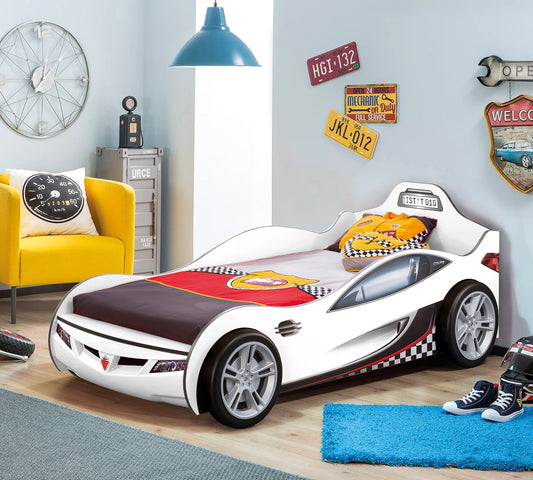 Детско легло-кола Coupe (бяло) (90/190см)