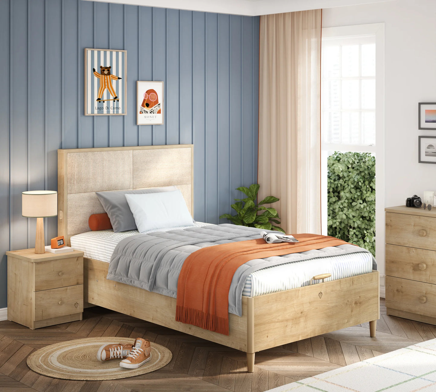 Легло с табла Mocha (120/200см) с ракла