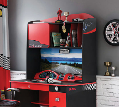 Детско концептуално бюро с надстройка Champion Racer