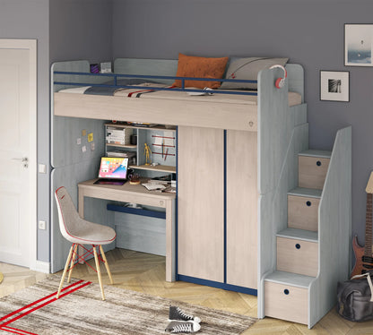 Двукрилен гардероб Studio Trio