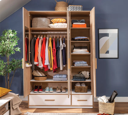 Трикрилен гардероб Modera New