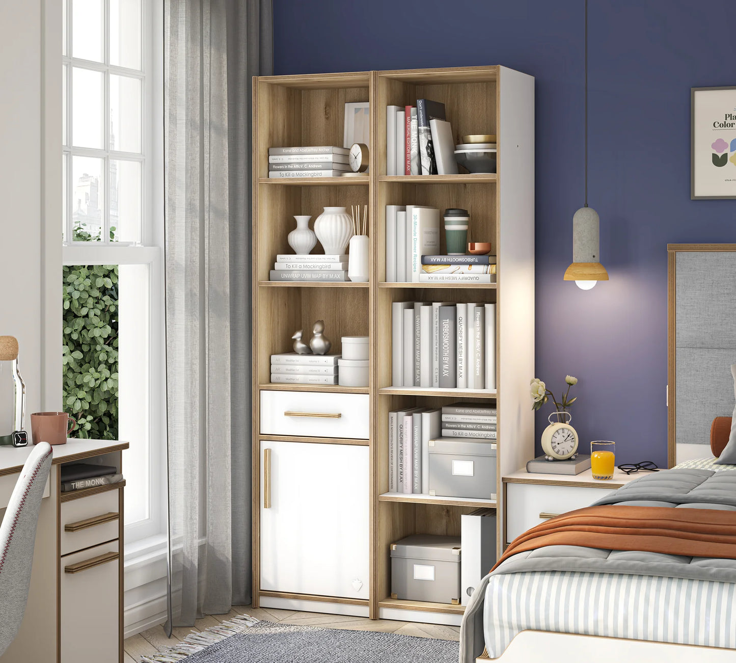 Библиотека Modera с рафтове