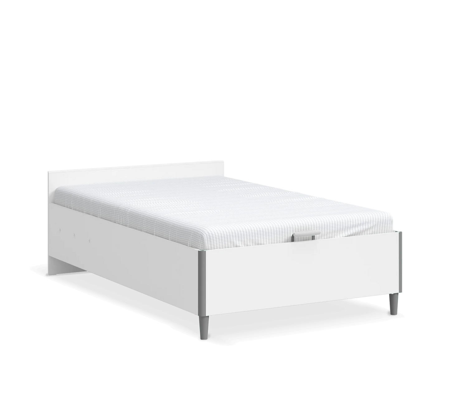 Легло с база без табла White (120/200см)