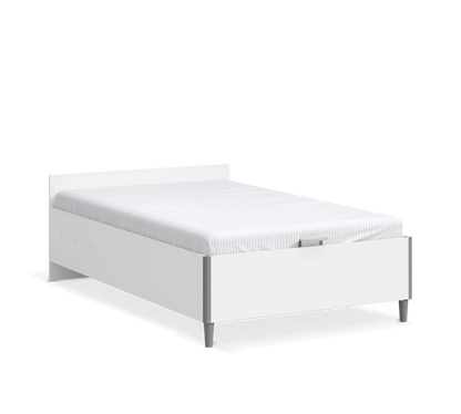 Легло с база без табла White (120/200см)