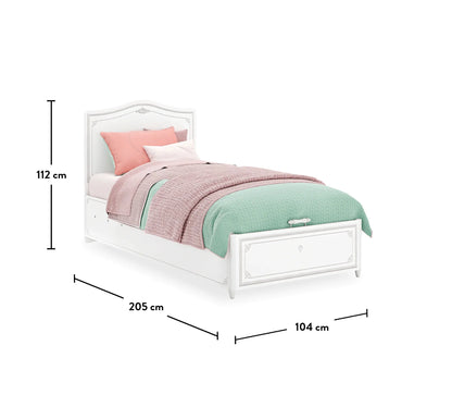 Детско легло Selena Grey Bedbase (100x200 cm)