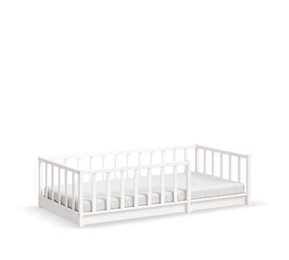 Легло без покрив  Montes White 90x190 см