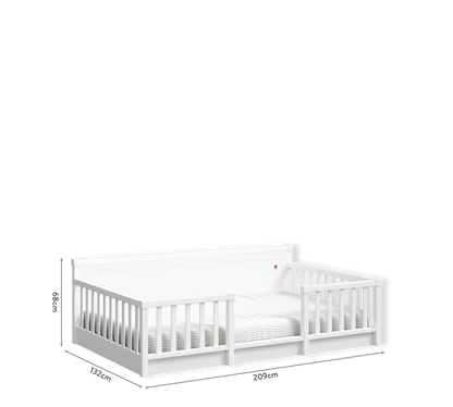 Широко легло - кушетка White (120/200см)