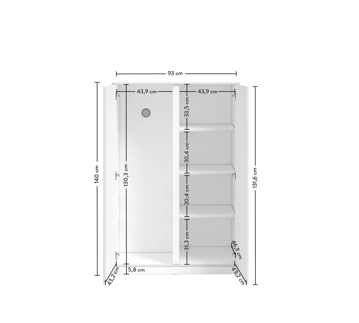 Гардероб Studio White