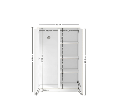 Гардероб Studio White