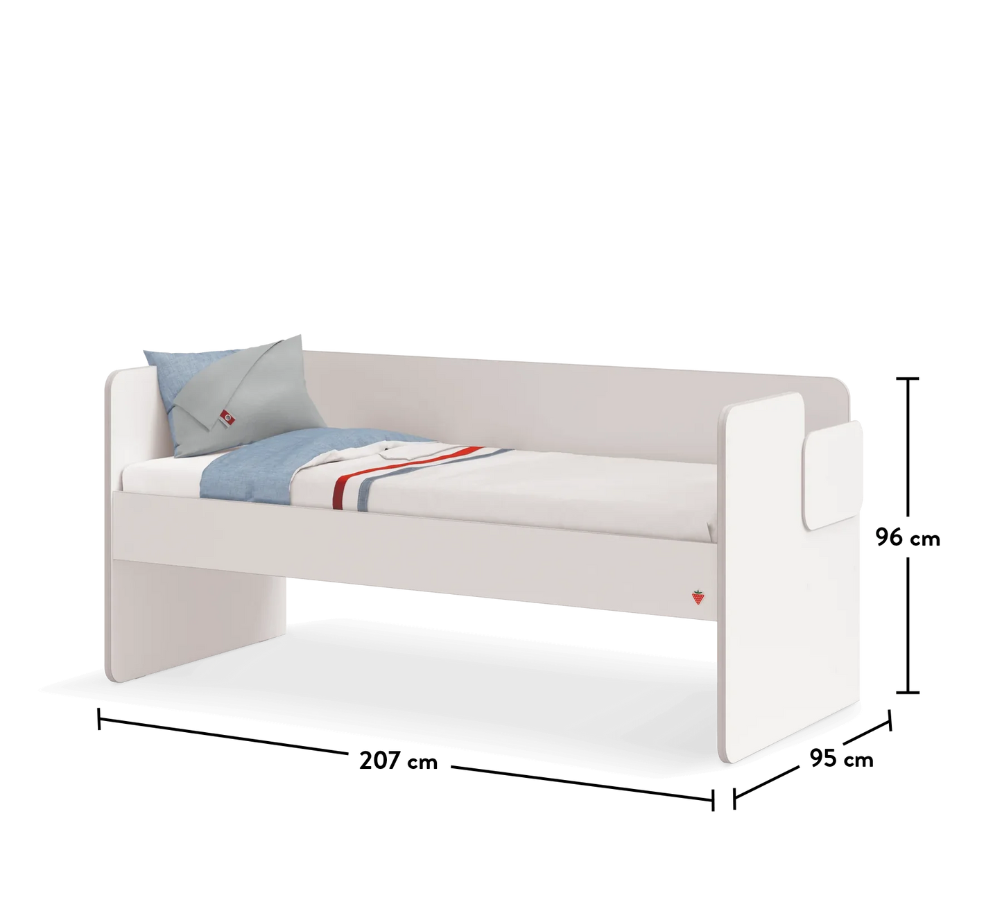 Горно легло Studio White (90x200см)