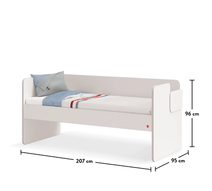 Горно легло Studio White (90x200см)