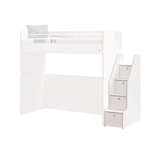 Стълби с чекмеджета Studio White