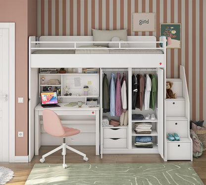 Двукрилен гардероб Studio White