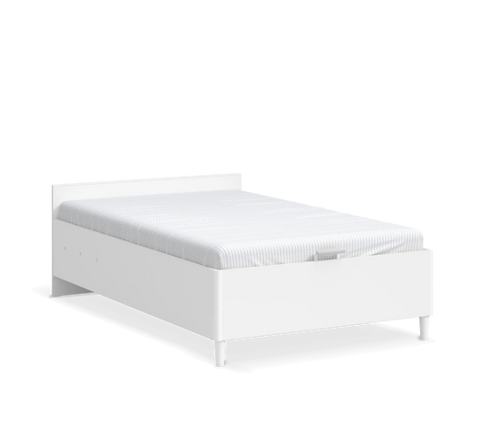Легло с база без табла Montes White (120/200см)