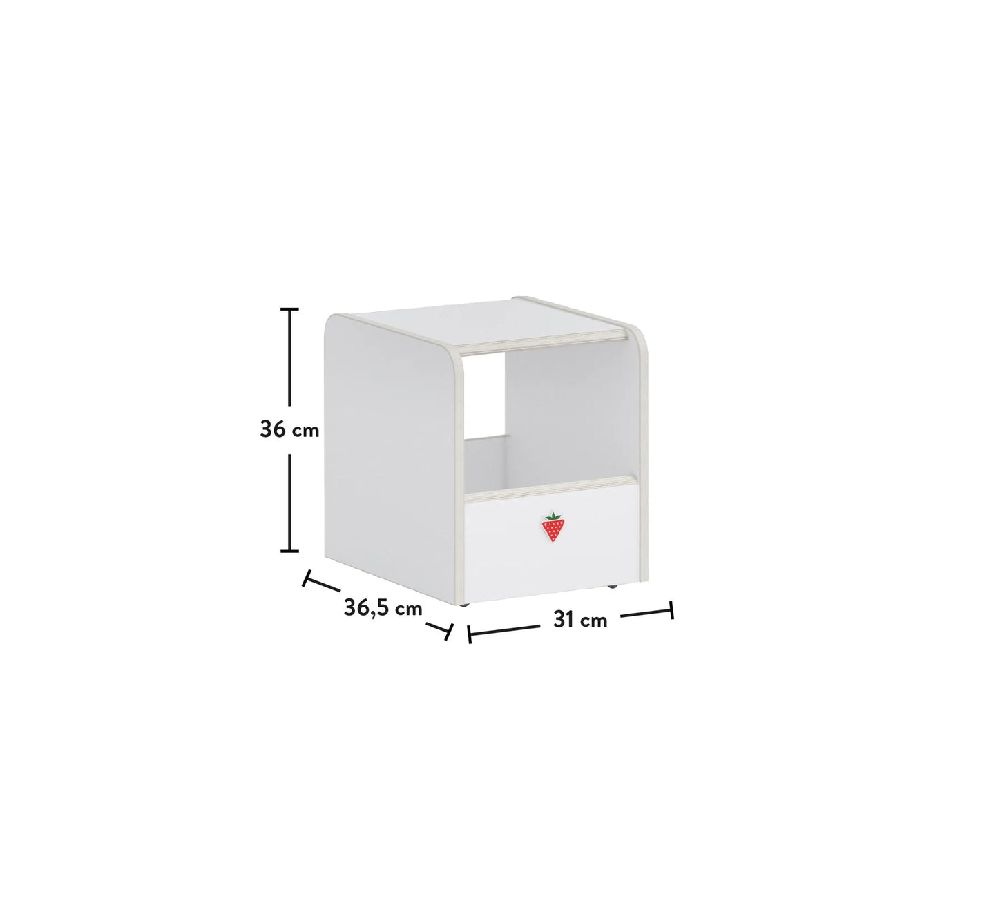 Игрален куб (табуретка) Montes White
