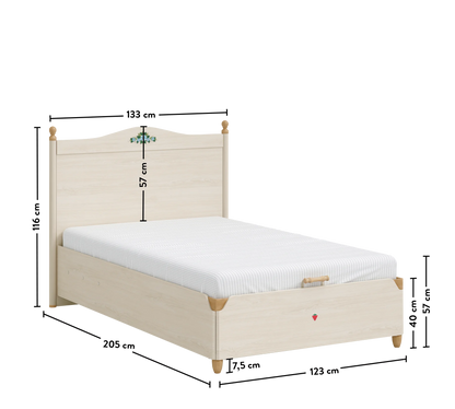 Детско легло с ракла Flora New (120/200см)