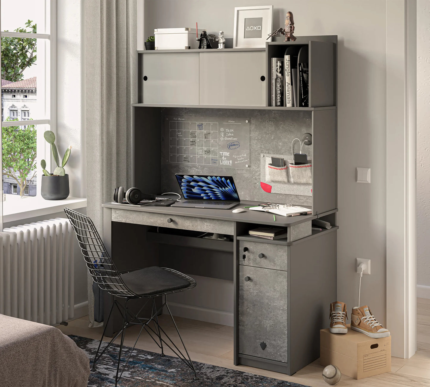 Голямо бюро Space Gray