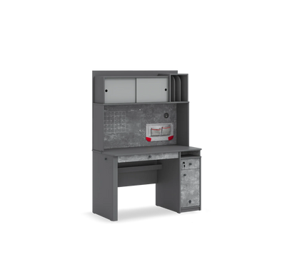 Надстройка за голямо бюро Space Gray