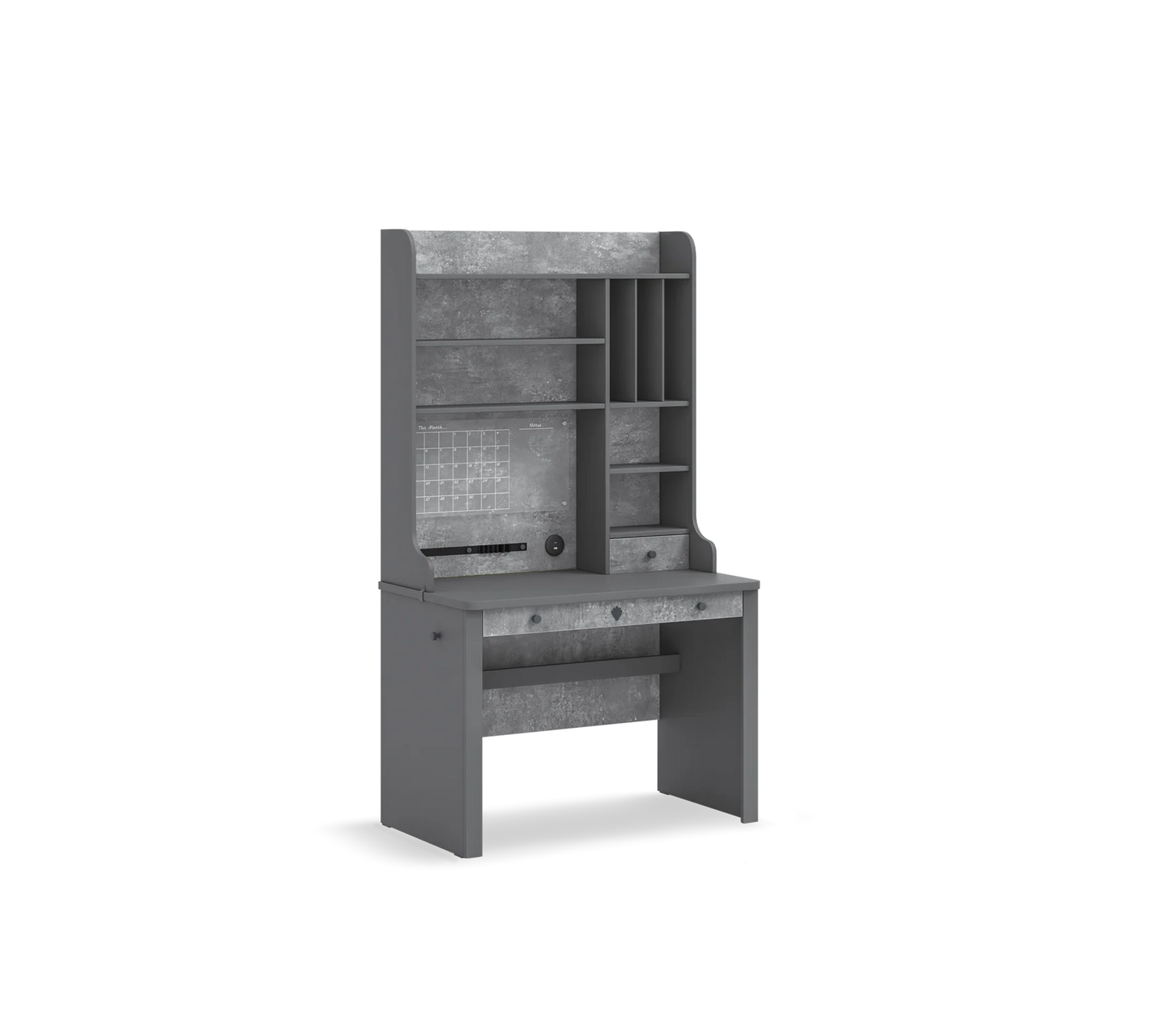 Висока надстройка за голямо бюро Space Gray