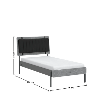 Детско легло Space Gray (100х200см)