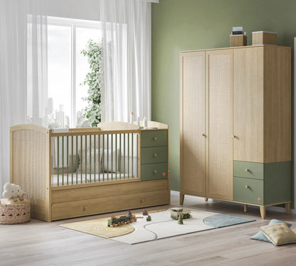 Бебешка трансформираща кошара Loof Baby 80х180см