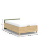 Легло с ракла Loof 120х200см