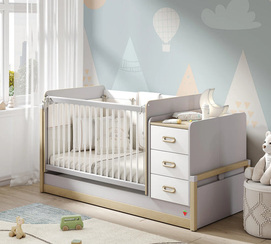 Трансформираща кошара Baby Mino (70x115-70x160cm)