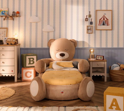 Детско покривало Toon Bed (105-200см) - горчица