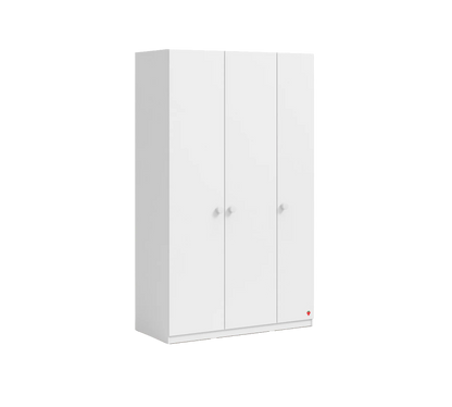 Трикрилен гардероб Varia White