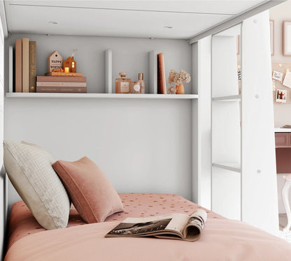 Двуетажно легло Varia White (90x200см)