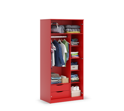 Двукрилен гардероб Locker Red