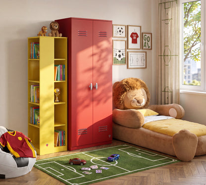 Двукрилен гардероб Locker Red